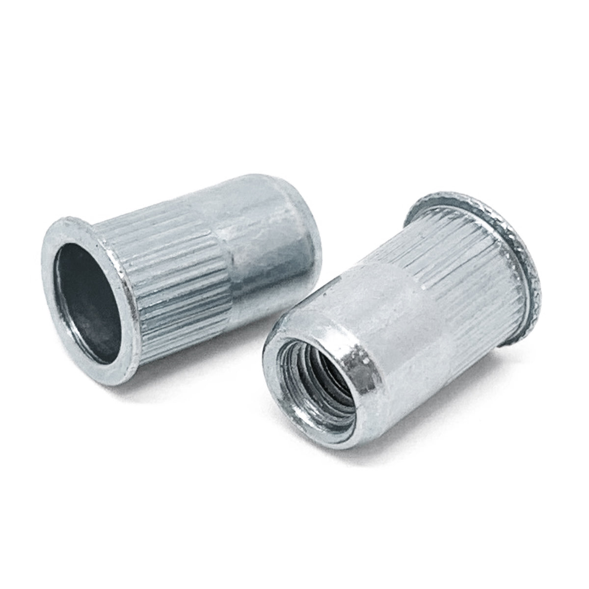 3/8-16 (.027-.150) Aluminum Small Flange Knurled Body Rivet Nut