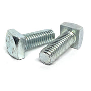 7/8"-9x2-1/2" Square Head Bolts Grade A307 Zinc Clear