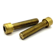 1/4"-20x2" Brass Socket Head Cap Screw