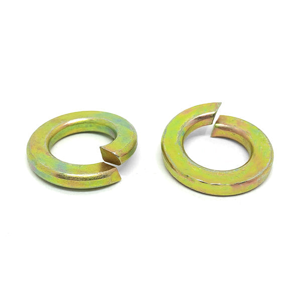 5/8" Alloy Split Lock Washers Zinc Yellow (USA Made)