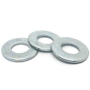 7/16" SAE Low Carbon Flat Washers Zinc