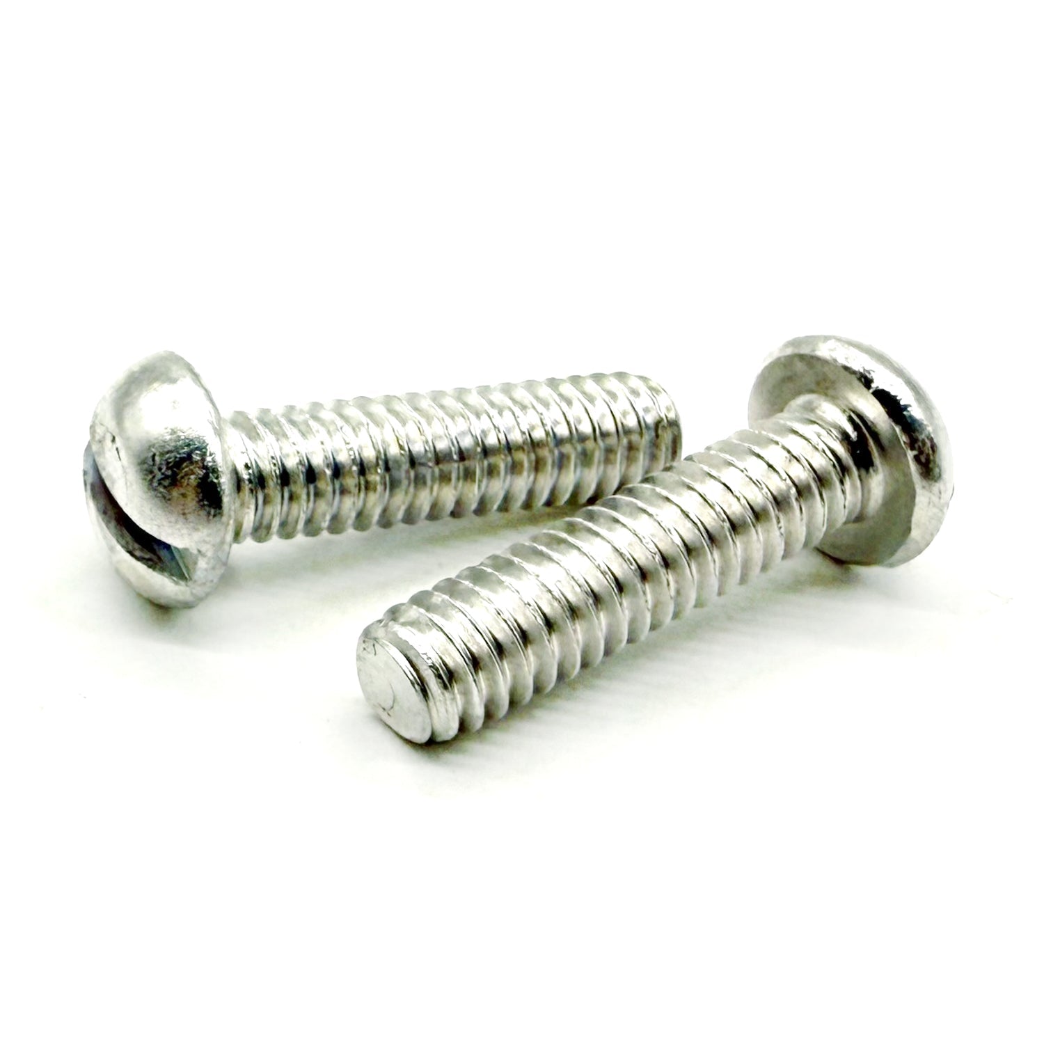 #10-24x1-1/2" Aluminum Slotted Round Head Machine Screw