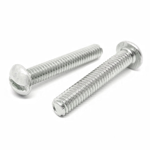 #8-32x1-3/4" Stainless Steel Slotted Round Head Machine Screws Steel
