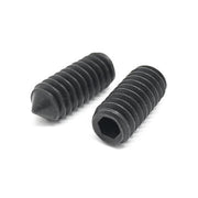 #10-24x3/8"Alloy Cone Point Allen Socket Set Screw Black Oxide