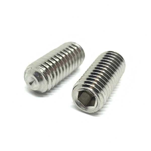7/16-14x1/2" Stainless Steel Cup Point Allen Socket Set Screw