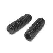 M3-0.5x4 Class 45H Knurled Cup Point Allen Socket Set Screws Black Oxide