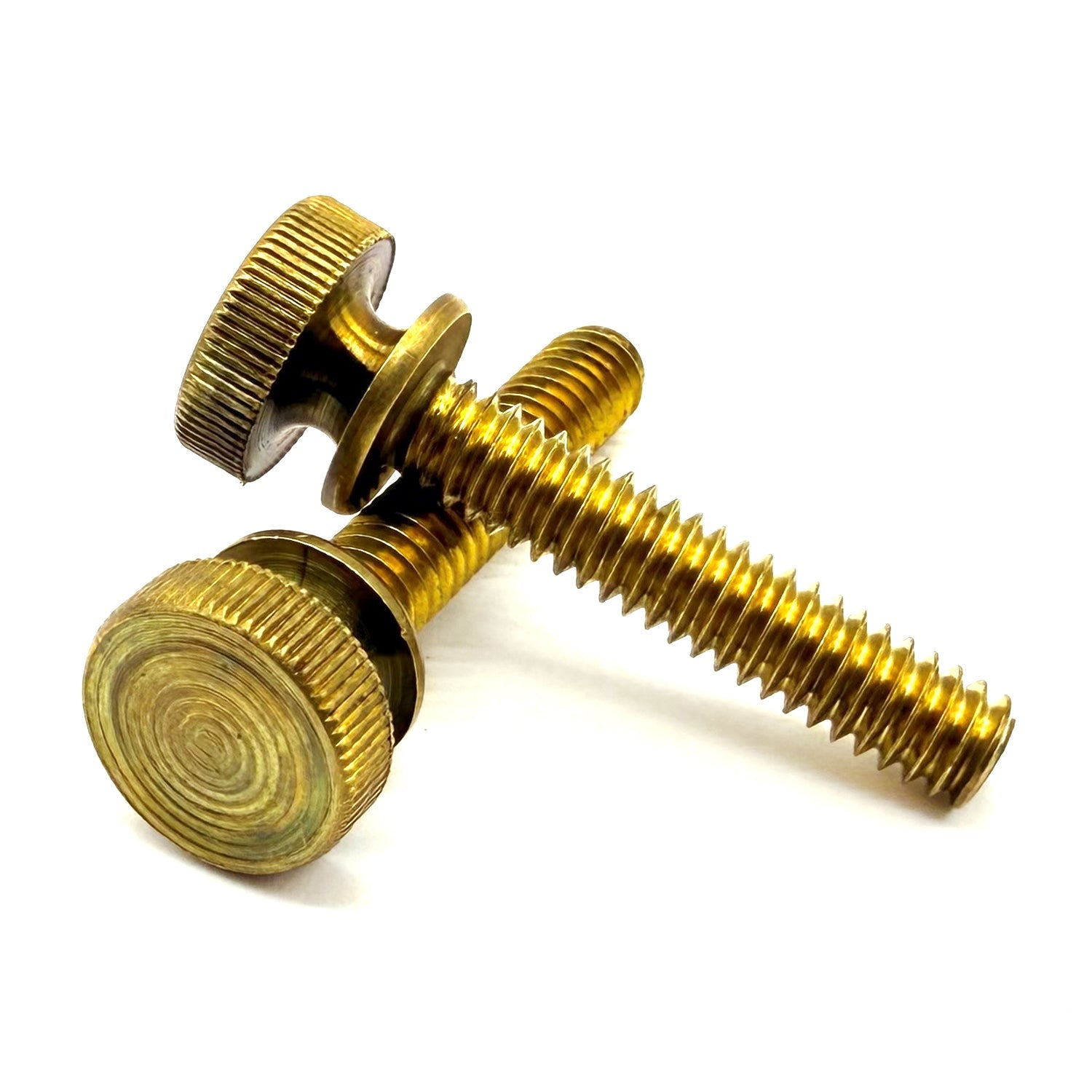 #10-32x3/4" Brass Thumb Screw