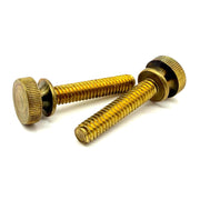 #10-24x3/4" Brass Thumb Screw