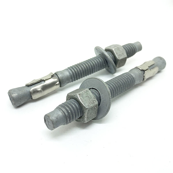 3/4-10x8-1/2" Wedge Anchor w/ Nut & Washer Galvanized Steel