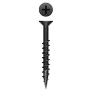 #8 Strong-Point Flat Head w/Nibs 8 x 1-1/4, PH, Type '17', Black Oxide