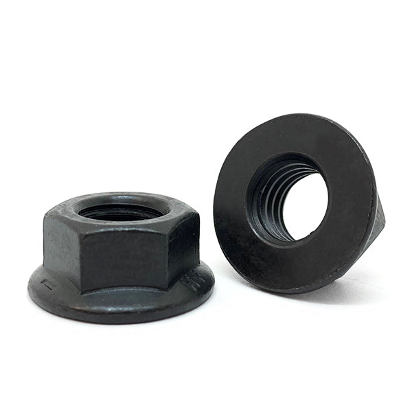 3/8"-16 Grade 8 Hex Flange Nuts Phos & Oil