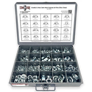 Grade A Hex Jam Nut Coarse & Fine Zinc Clear - 457 pcs
