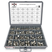 18-8 Stainless Steel Flat Socket Head Cap Screws Coarse Thread - 905 pcs