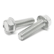5/16-18x1-1/4" 18-8 Stainless Steel Serrated Hex Flange Bolts