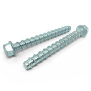 3/4x4-1/2" Tapking Heavy Duty Hex Washer Concrete Screws Zinc