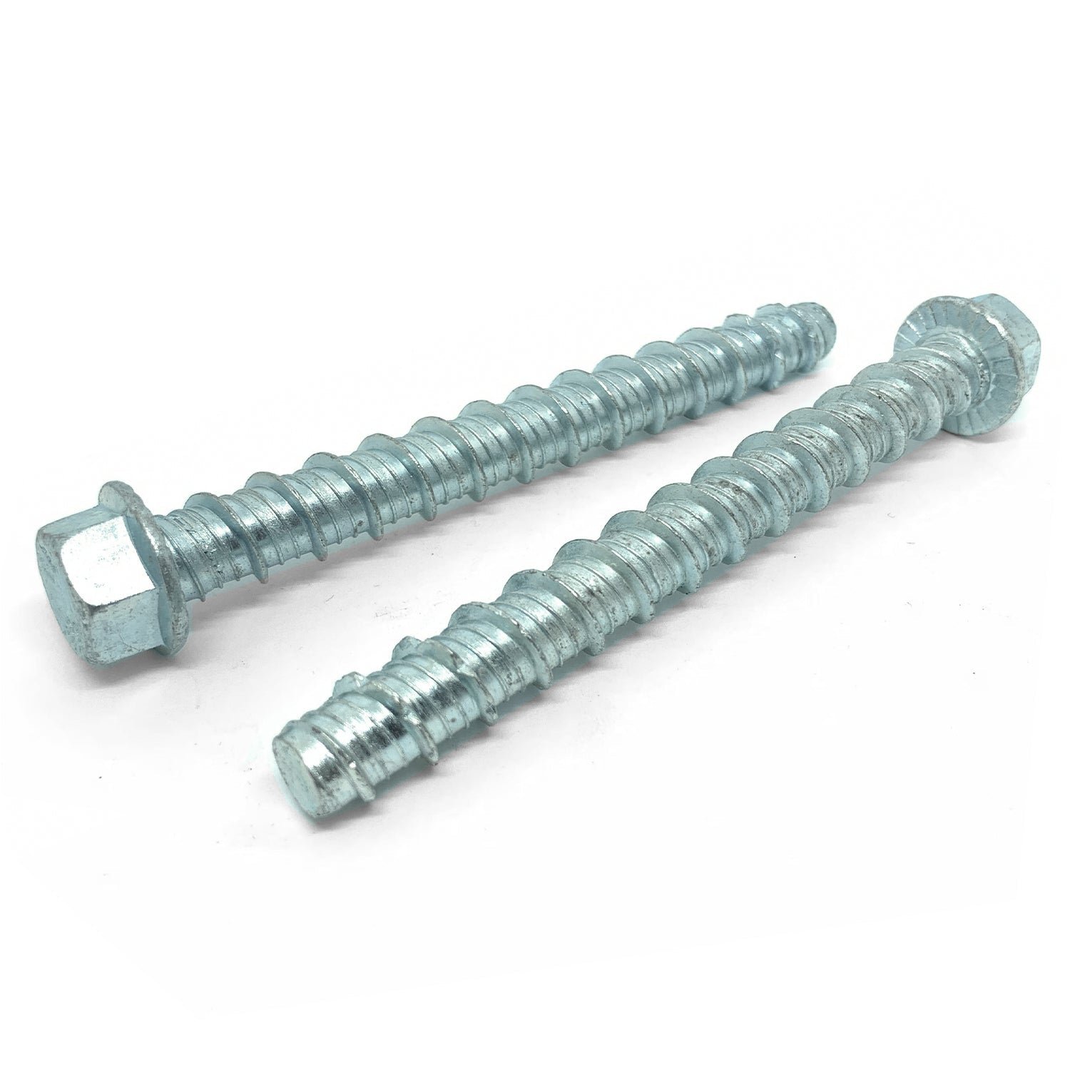 1/2x6" Tapking Heavy Duty Hex Washer Concrete Screws Zinc